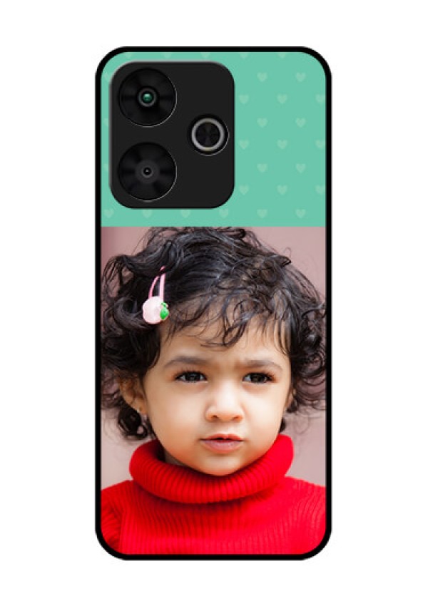 Poco M6 Plus 5G Custom Glass Phone Case - Lovers Picture Design