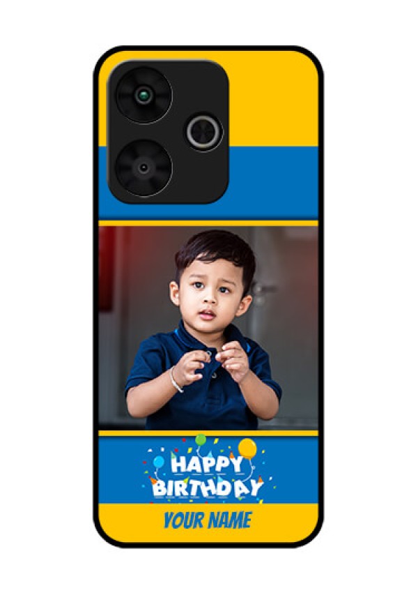 Poco M6 Plus 5G Custom Glass Phone Case - Birthday Wishes Design