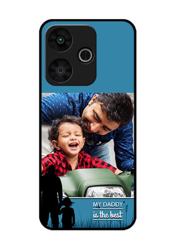 Poco M6 Plus 5G Custom Glass Phone Case - Best Dad Design