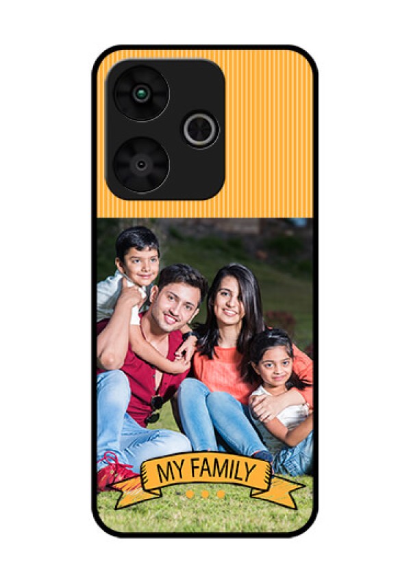 Poco M6 Plus 5G Custom Glass Phone Case - My Family Design