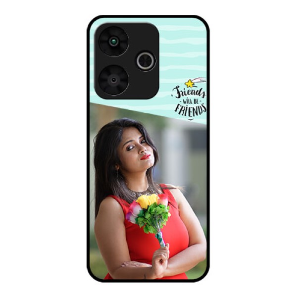 Poco M6 Plus 5G Custom Glass Phone Case - Friends Picture Icon Design