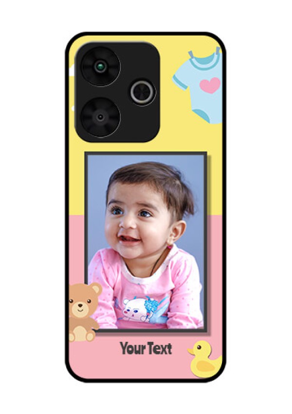 Poco M6 Plus 5G Custom Glass Phone Case - Kids 2 Color Design