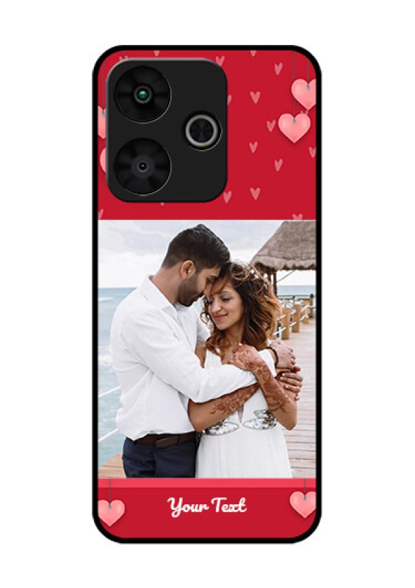 Poco M6 Plus 5G Custom Glass Phone Case - Valentines Day Design