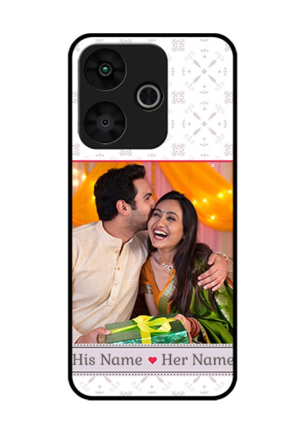 Poco M6 Plus 5G Custom Glass Phone Case - With Photo And Ethnic Design