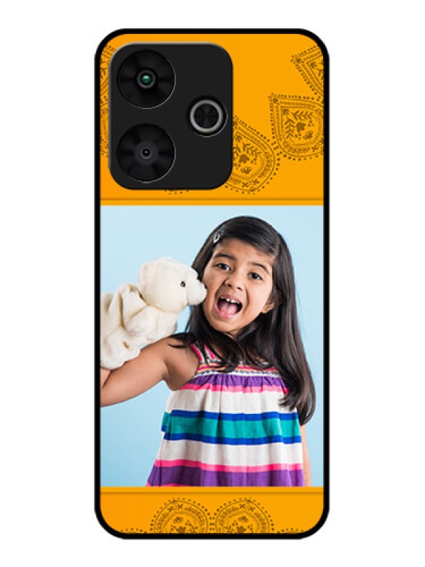 Custom Poco M6 Plus 5G Custom Glass Phone Case - Photo Wedding Design