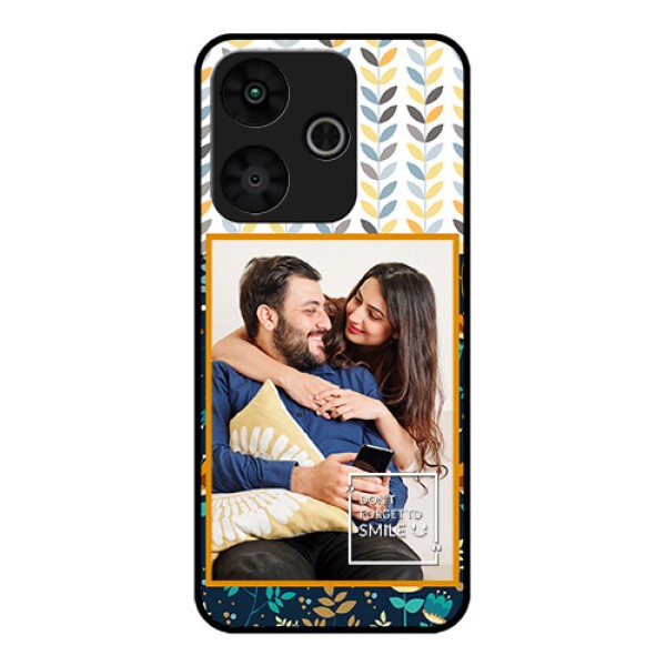 Poco M6 Plus 5G Custom Glass Phone Case - Pattern Design