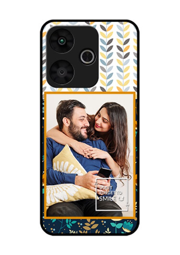 Poco M6 Plus 5G Custom Glass Phone Case - Pattern Design