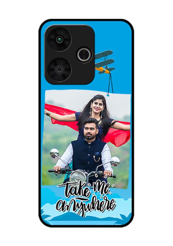 Poco M6 Plus 5G Custom Glass Phone Case - Traveller Design