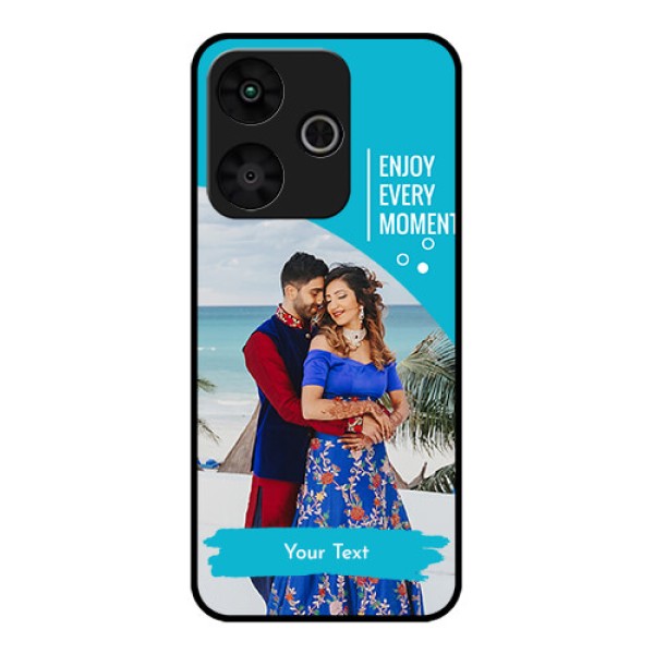 Poco M6 Plus 5G Custom Glass Phone Case - Happy Moment Design