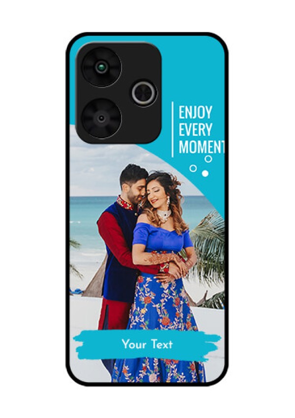 Poco M6 Plus 5G Custom Glass Phone Case - Happy Moment Design