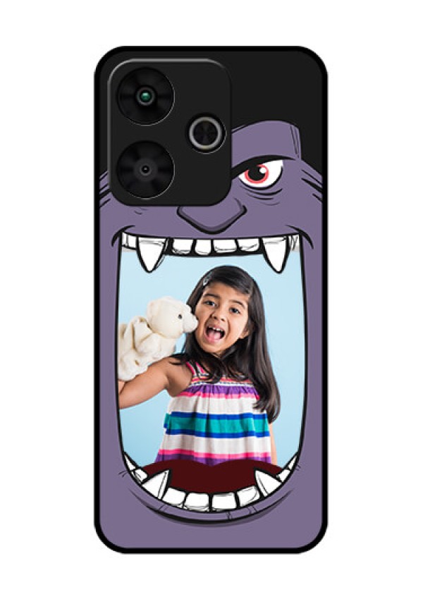 Poco M6 Plus 5G Custom Glass Phone Case - Angry Monster Design