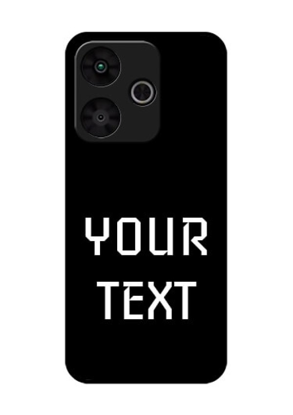 Poco M6 Plus 5G Custom Glass Phone Case - Your Name Design