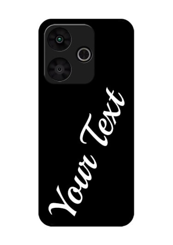 Poco M6 Plus 5G Custom Glass Phone Case - With Your Name Design