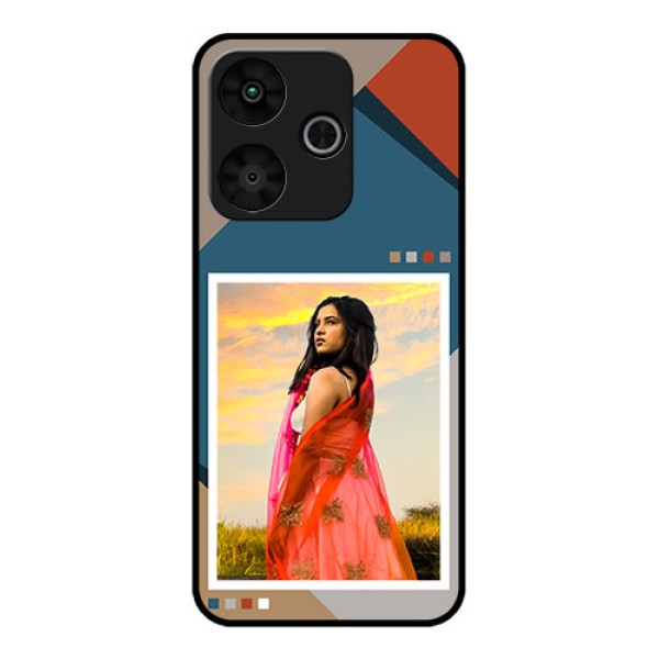 Poco M6 Plus 5G Custom Glass Phone Case - Retro Color Pallet Design Poco M6 Plus 5G Custom Glass Phone Case - Retro Color Pallet Design