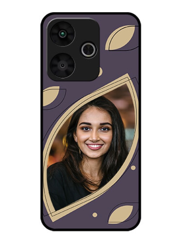 Custom Poco M6 Plus 5G Custom Glass Phone Case - Falling Leaf Design