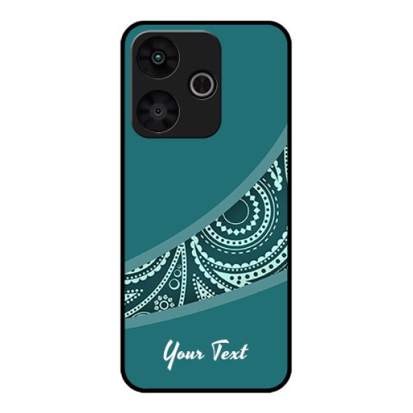Poco M6 Plus 5G Custom Glass Phone Case - Semi Visible Floral Design Poco M6 Plus 5G Custom Glass Phone Case - Semi Visible Floral Design