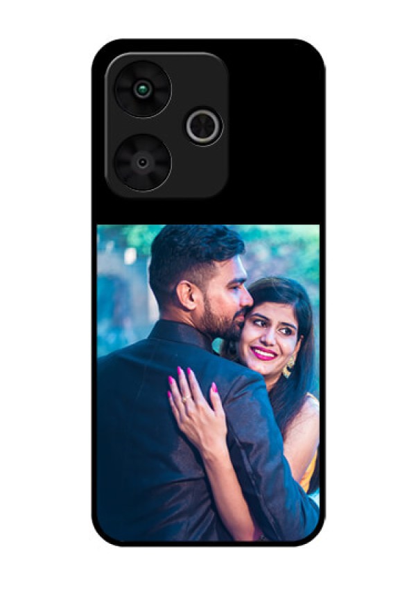 Poco M6 Plus 5G Custom Glass Phone Case - Upload Full Picture With Custom Color Design