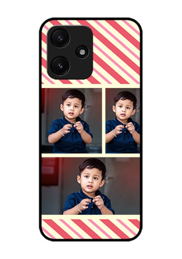 Poco M6 Pro 5G Personalized Glass Phone Case - Picture Upload Mobile Case Design