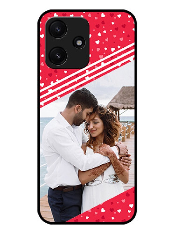 Custom Poco M6 Pro 5G Custom Glass Mobile Case - Valentines Gift Design