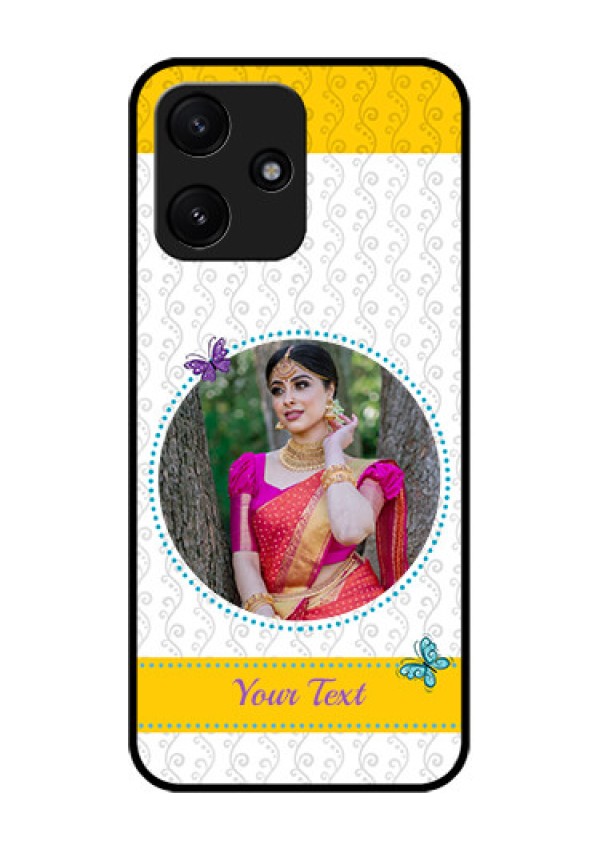 Poco M6 Pro 5G Custom Glass Mobile Case - Girls Premium Case Design