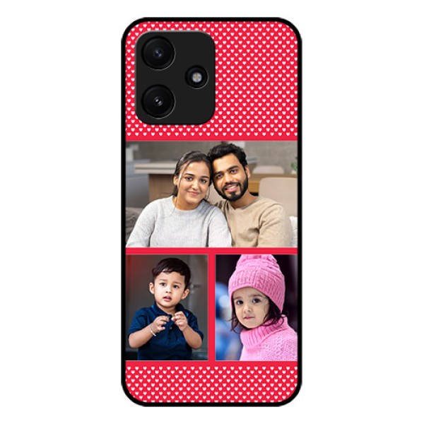 Poco M6 Pro 5G Personalized Glass Phone Case - Bulk Pic Upload Design