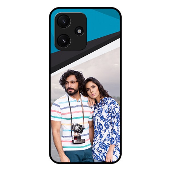 Poco M6 Pro 5G Photo Printing on Glass Case - Simple Pattern Photo Upload Design Poco M6 Pro 5G Photo Printing on Glass Case - Simple Pattern Photo Upload Design