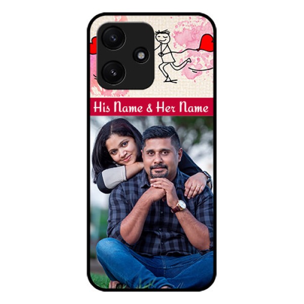 Poco M6 Pro 5G Photo Printing on Glass Case - You and Me Case Design