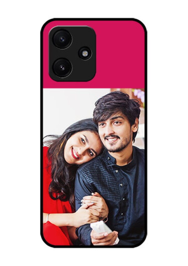 Poco M6 Pro 5G Custom Glass Mobile Case - Anniversary Cover Design