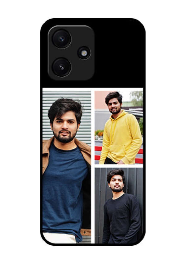 Poco M6 Pro 5G Photo Printing on Glass Case - Upload Multiple Picture Design