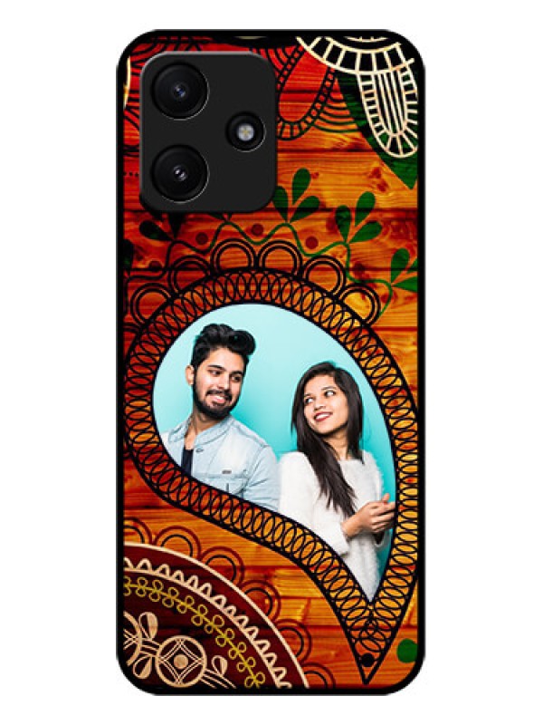 Custom Poco M6 Pro 5G Personalized Glass Phone Case - Abstract Colorful Design