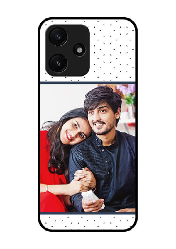 Poco M6 Pro 5G Personalized Glass Phone Case - Premium Dot Design