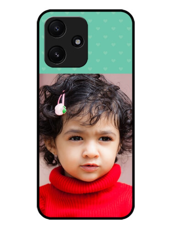 Custom Poco M6 Pro 5G Custom Glass Phone Case - Lovers Picture Design