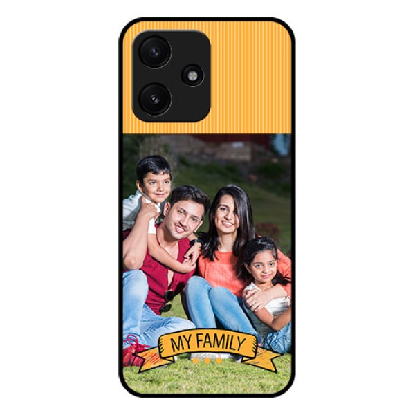 Poco M6 Pro 5G Custom Glass Phone Case - My Family Design
