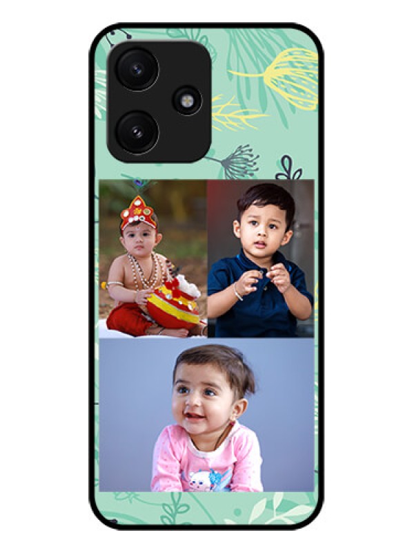 Custom Poco M6 Pro 5G Photo Printing on Glass Case - Forever Family Design