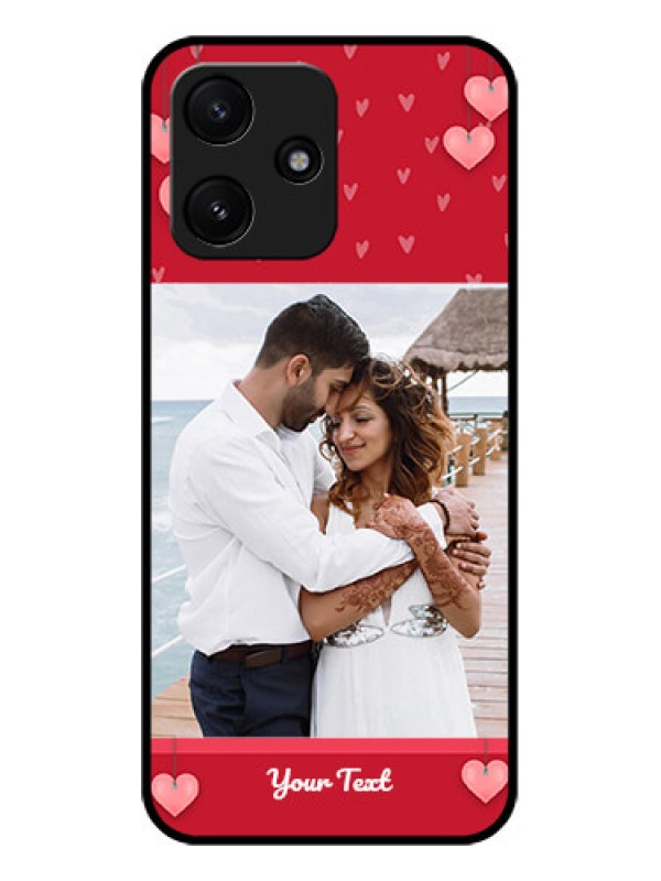 Custom Poco M6 Pro 5G Custom Glass Phone Case - Valentines Day Design