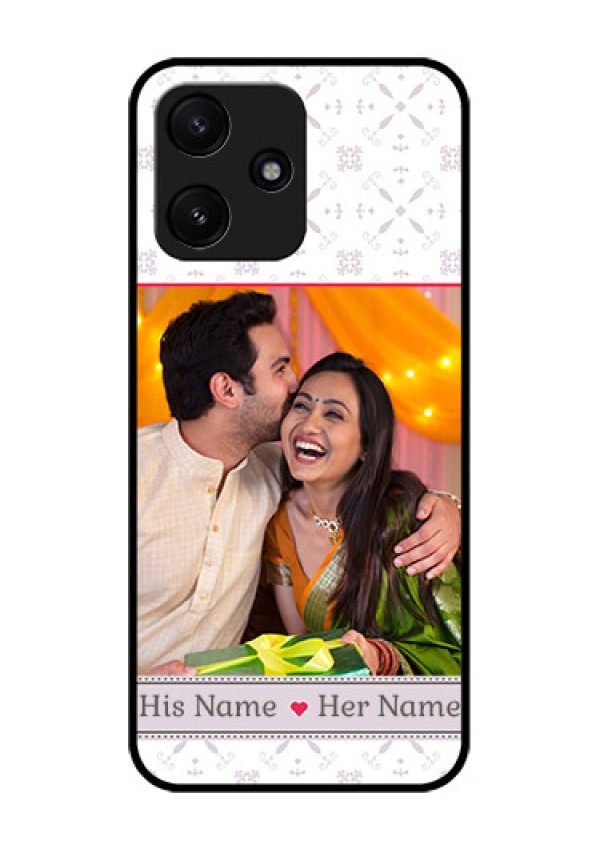 Poco M6 Pro 5G Custom Glass Mobile Case - with Photo and Ethnic Design