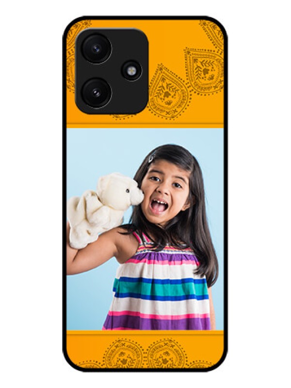 Custom Poco M6 Pro 5G Personalized Glass Phone Case - Photo Wedding Design