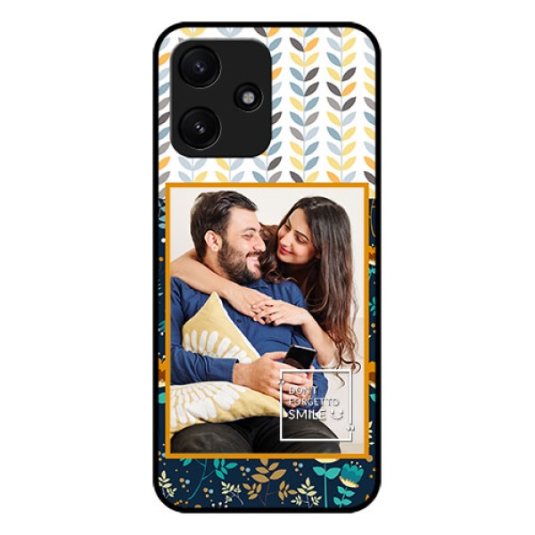 Poco M6 Pro 5G Custom Glass Mobile Case - Pattern Design