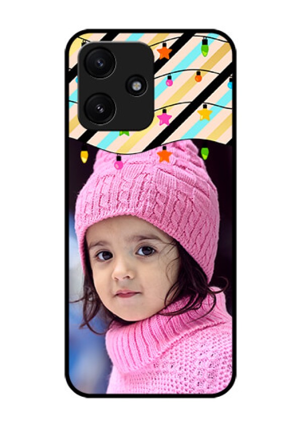 Poco M6 Pro 5G Custom Glass Mobile Case - Lights Hanging Design
