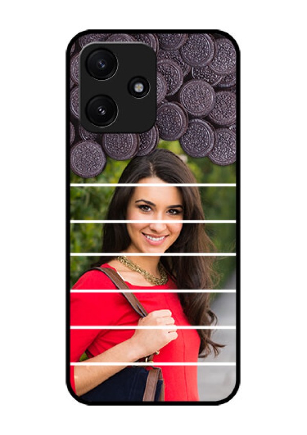 Poco M6 Pro 5G Custom Glass Phone Case - with Oreo Biscuit Design