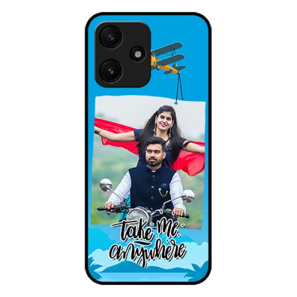 Poco M6 Pro 5G Custom Glass Mobile Case - Traveller Design