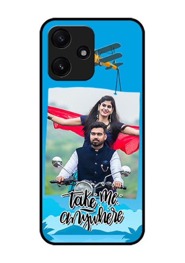 Poco M6 Pro 5G Custom Glass Mobile Case - Traveller Design