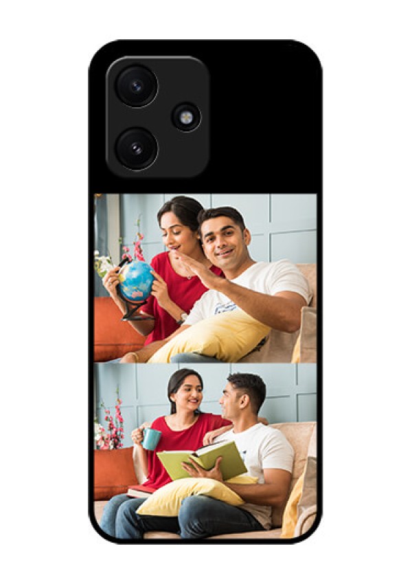 Poco M6 Pro 5G 2 Images on Glass Phone Cover