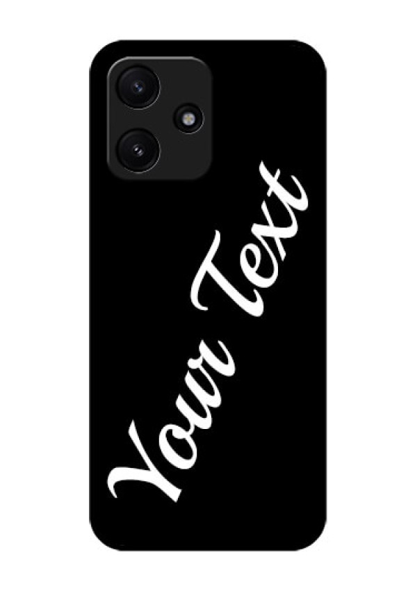 Poco M6 Pro 5G Custom Glass Mobile Cover with Your Name