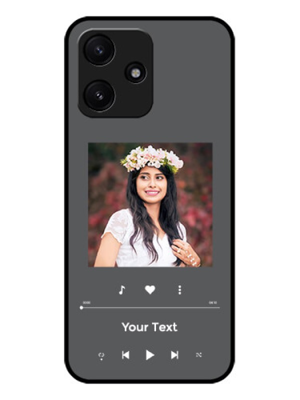 Custom Poco M6 Pro 5G Custom Glass Mobile Case - Play The Music Design