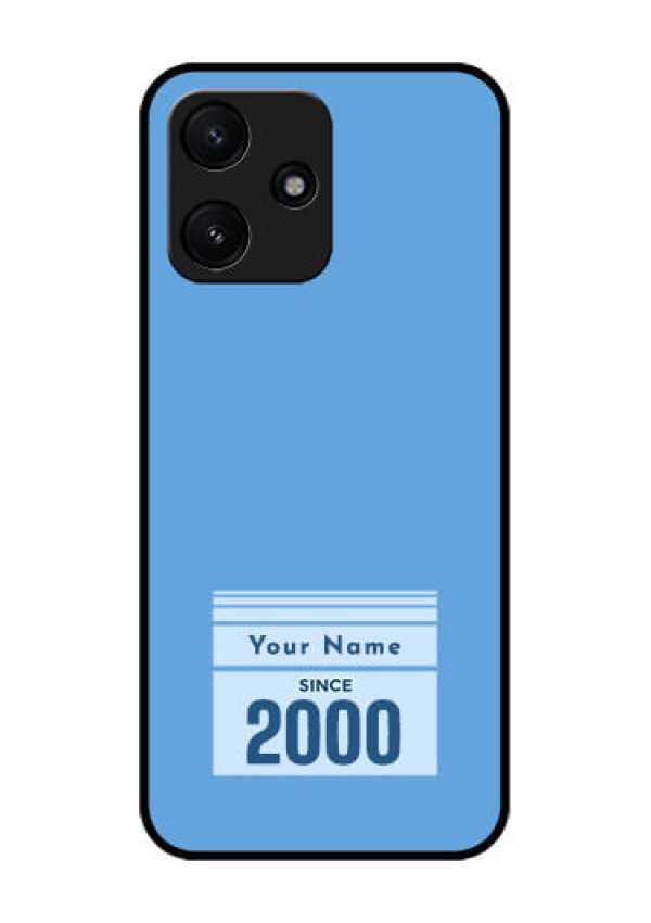 Poco M6 Pro 5G Custom Glass Mobile Case - Custom Year of birth Design