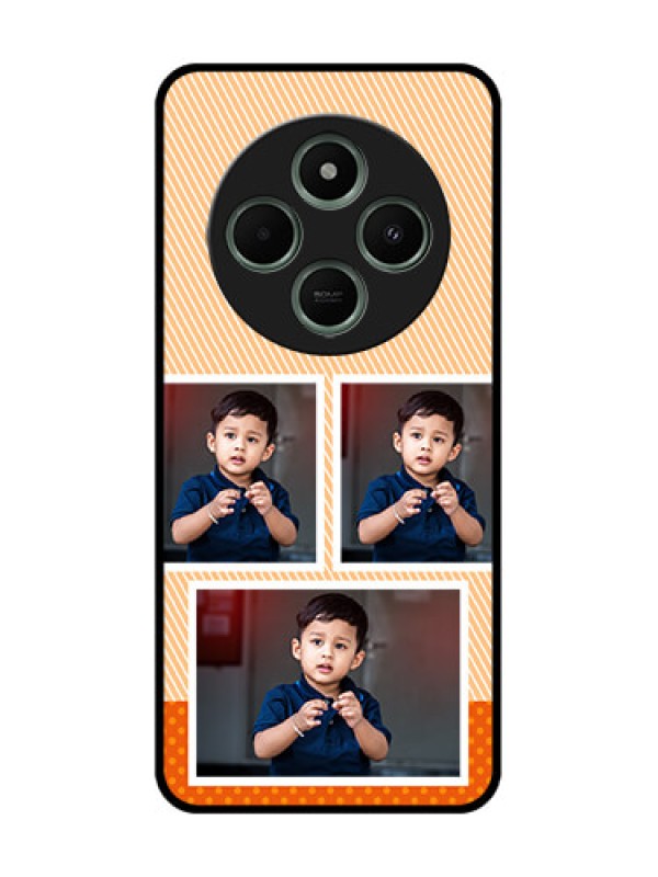 Custom Poco M7 5G Custom Glass Phone Case - Bulk Photos Upload Design