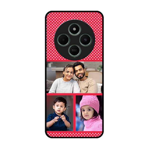 Poco M7 5G Custom Glass Phone Case - Bulk Photo Upload Design