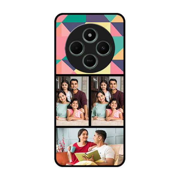 Poco M7 5G Custom Glass Phone Case - Bulk Pic Upload Design