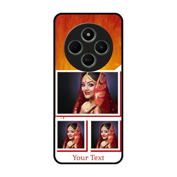 Poco M7 5G Custom Glass Phone Case - Wedding Memories Design